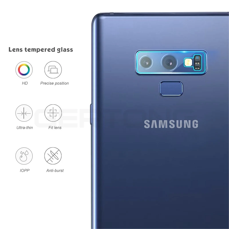 Back Camera Lens Screen Protector Tempered Glass Film For Samsung Galaxy S9 Plus S8 A8 2018 A6S Note 9 8 Cover Films | Мобильные