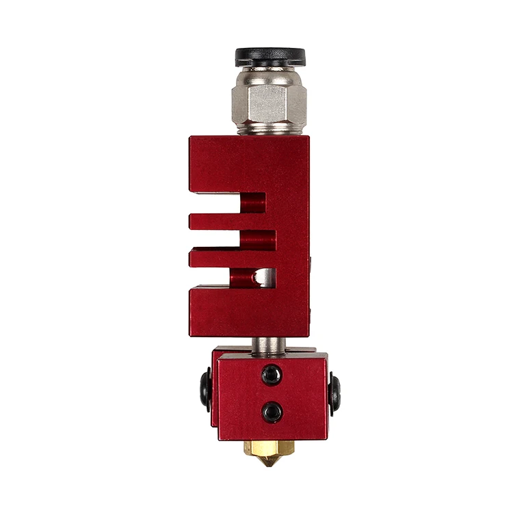 

High quality All metal Chimera two-color extrusion head multicolor printing DIY kit Red / blue Color