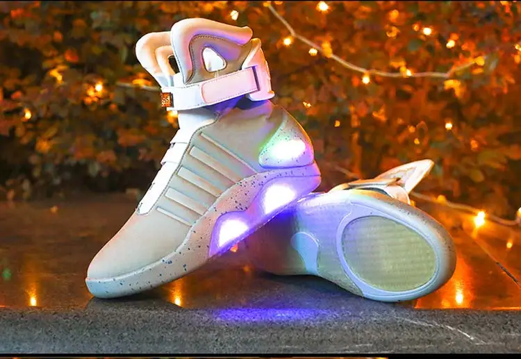 Strongshen/Новинка г. 39-45 размер/USB заряжаемые кроссовки Led детская обувь с подсветкой большие повседневные кроссовки для мальчиков и девочек светящаяся обувь
