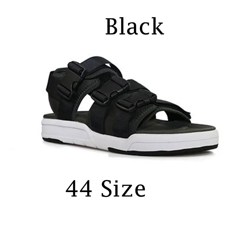 black 44 Xiao mi FREETIE/сандалии с изогнутым волшебным ремнем; нескользящая Мягкая Обувь с пряжкой; пляжная обувь для отдыха на открытом воздухе; Летняя мужская домашняя обувь - Цвет: black 44