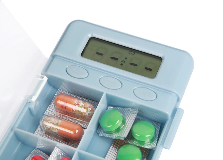 Разделенная коробка для таблеток по рецепту органайзер на неделю 4 раза в