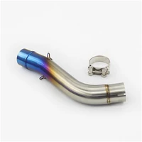 motorcycle exhaust middle contact pipe modified exhaust middle pipe for ducati scrambler