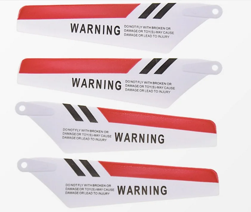 4 шт. как показывают красные Основные Лезвия пропеллеры реквизит 2A + 2B Syma S107 S107G для