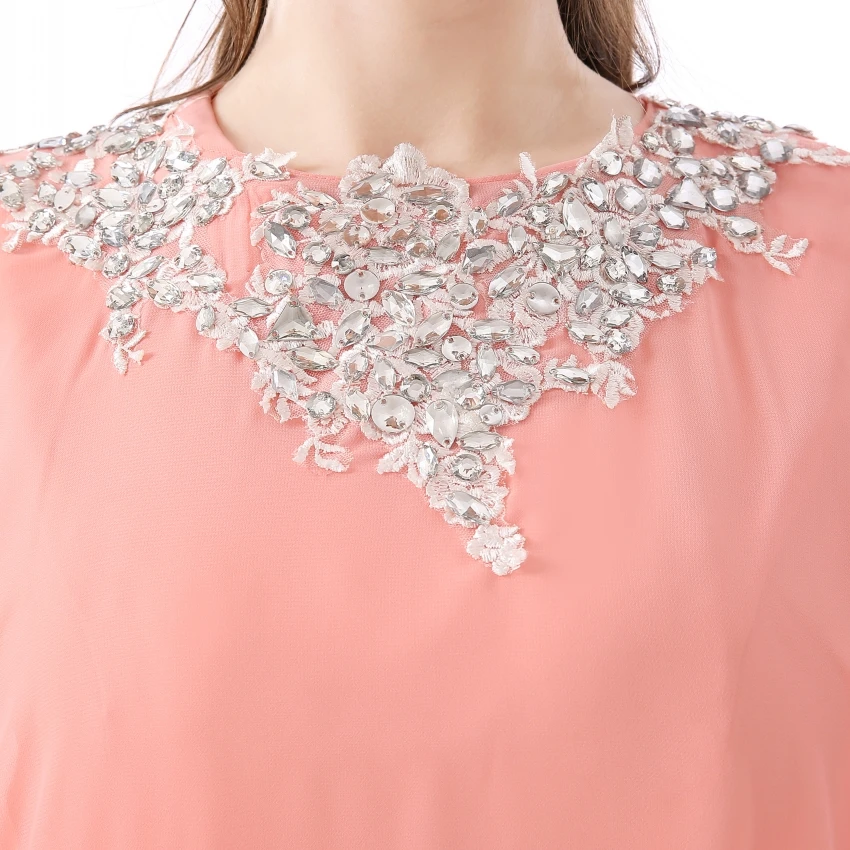 Длинное болеро на заказ шифоновое кружевное платье с кружевной аппликацией в