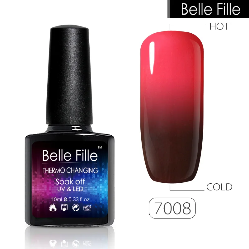 Гель лак для ногтей Belle Fille с горячей сменой длительный срок замачивания УФ лампы
