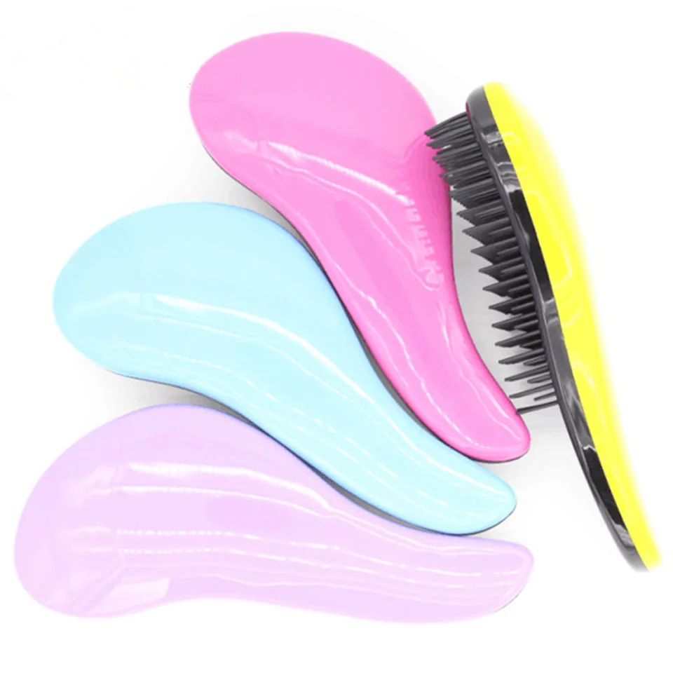 Размер L модная расческа для волос 7 цветов распутывания душа инструмент укладки