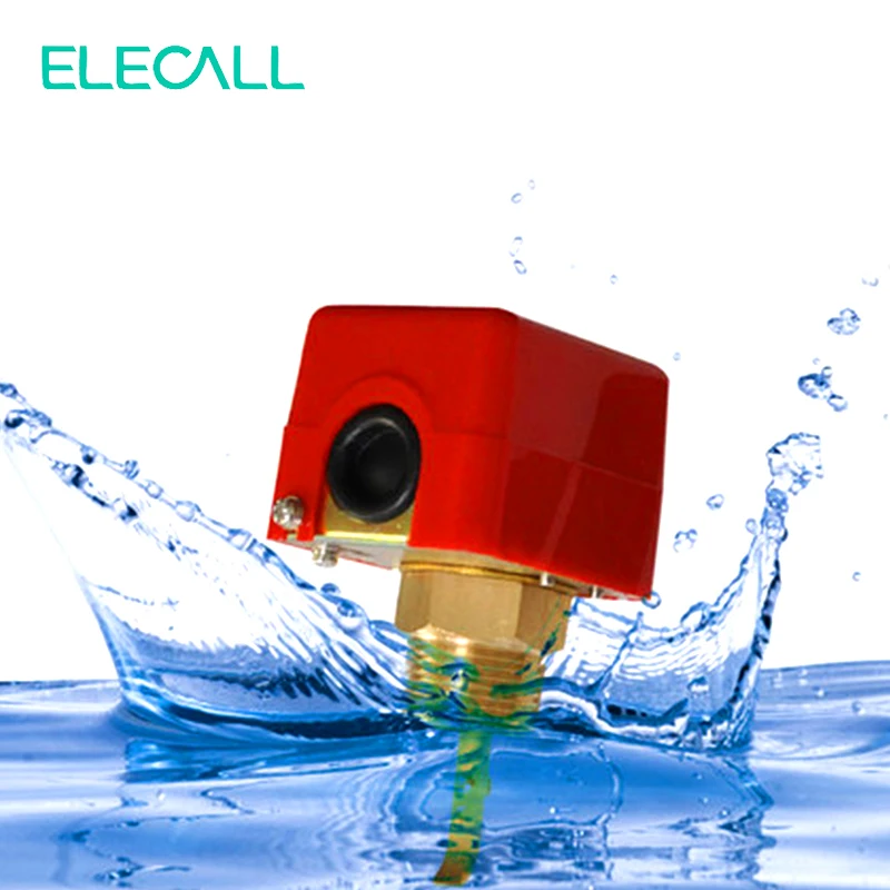 

ELECALL 2 шт. датчики расхода воды переключатель 1 "220VAC 3A вода/весло потока Paddle водяной насос переключатель потока HFS-25