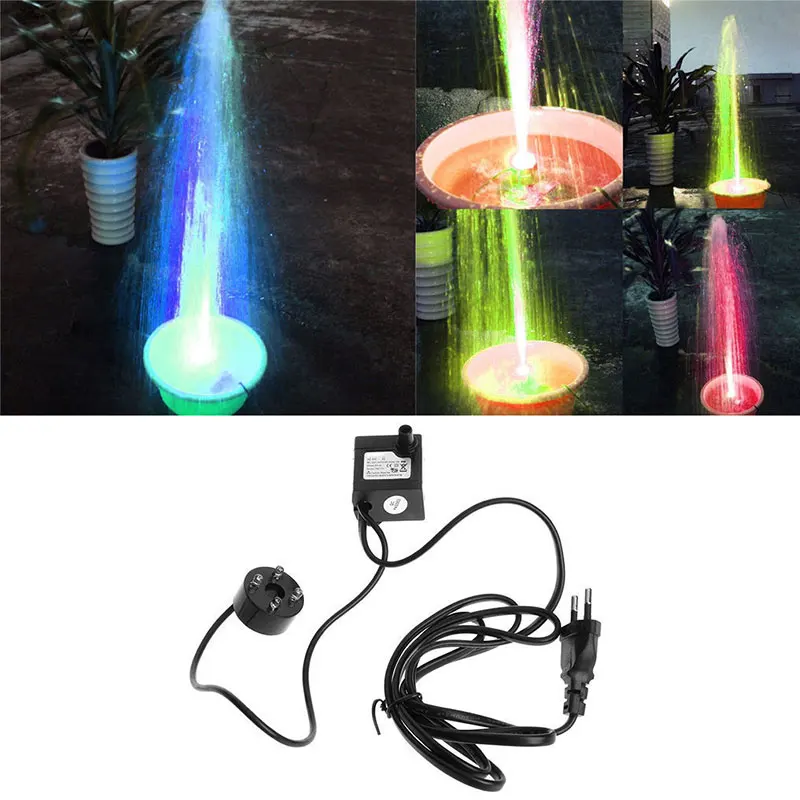 Лампа для фонтанов пруда аквариума бассейна цветные электрические погружные