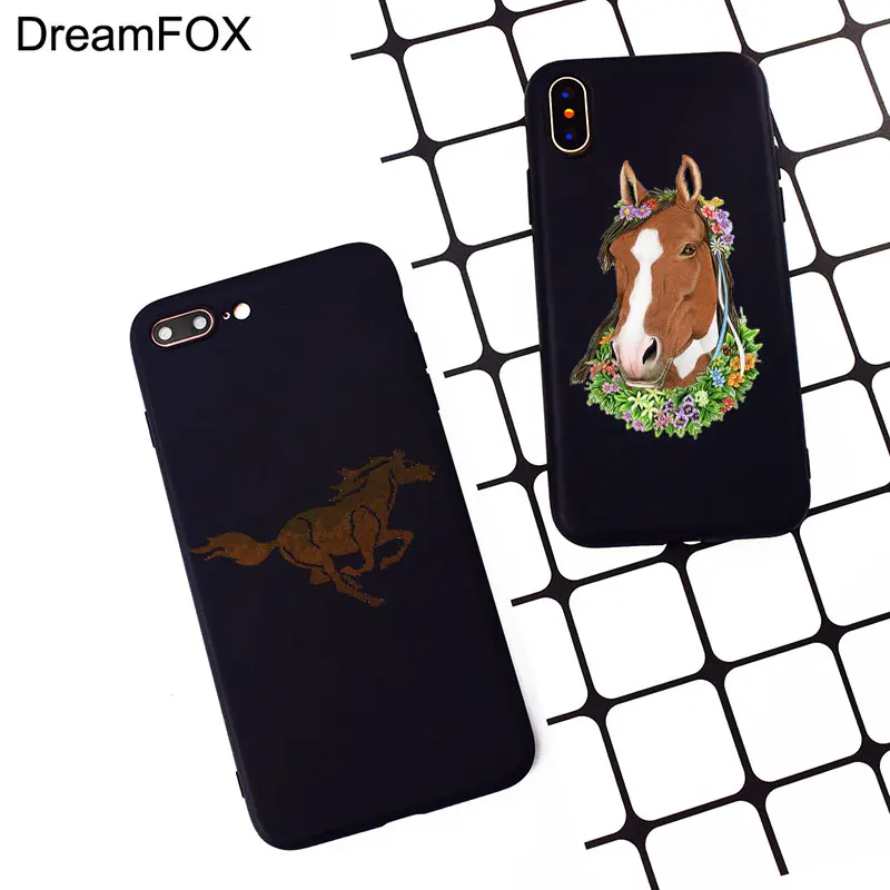 M512 Horse Robust Black Soft TPU Silicone Case Cover For Apple iPhone 11 Pro XR XS Max X 8 7 6 6S Plus 5 5S 5G SE |
