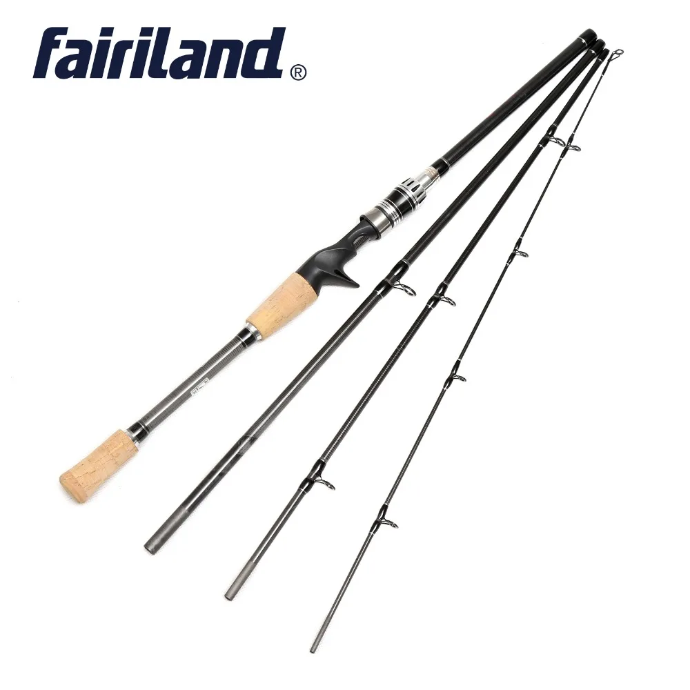 4 секции удочка для путешествий M Power карбоновая забрасывания спиннинговое