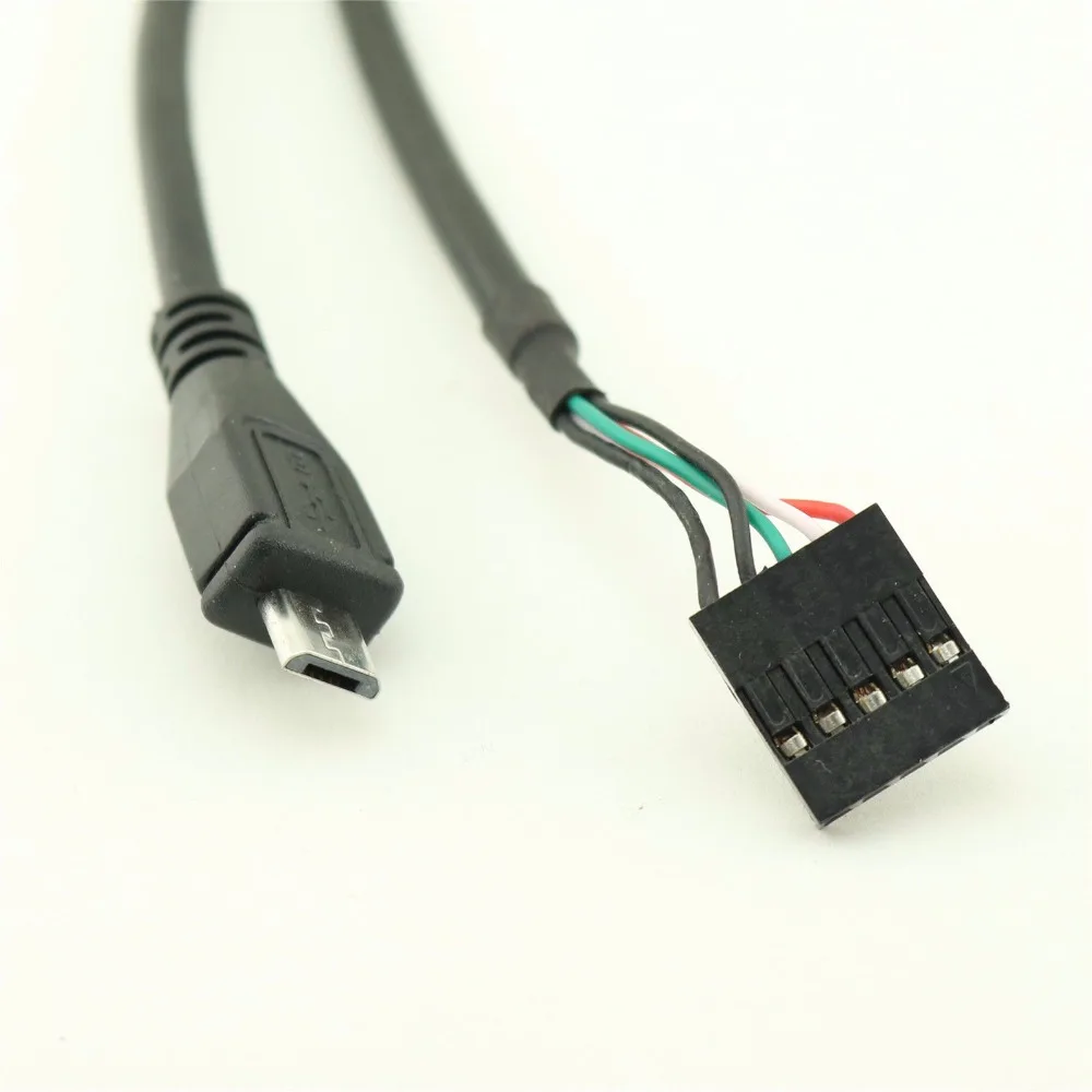 2 шт. 50 см Micro USB 5Pin Male к Dupont Female Header адаптер материнской платы Cable|usb 5pin|usb micro usbusb usb |