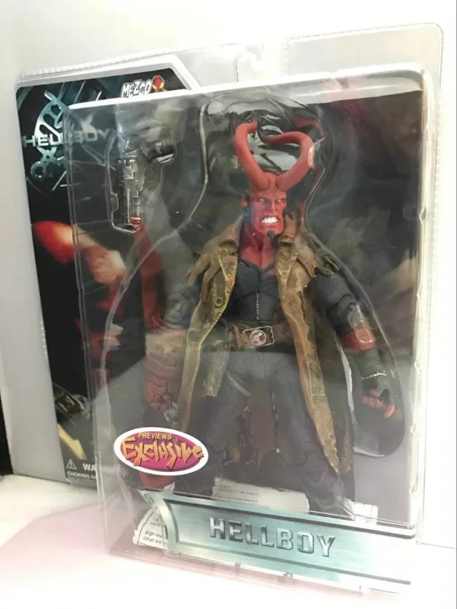 Лидер продаж оригинальная экшн-фигурка Mezco Hellboy Ultimate Horn коллекция углов | Игрушки