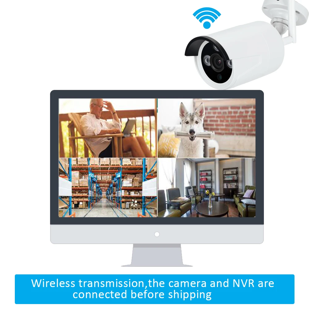 4CH безопасности Камера Системы HDMI NVR 4 шт. ИК Открытый P2P Беспроводной IP CCTV Камера 960 P/108 P HD видео Камеры Скрытого видеонаблюдения Системы