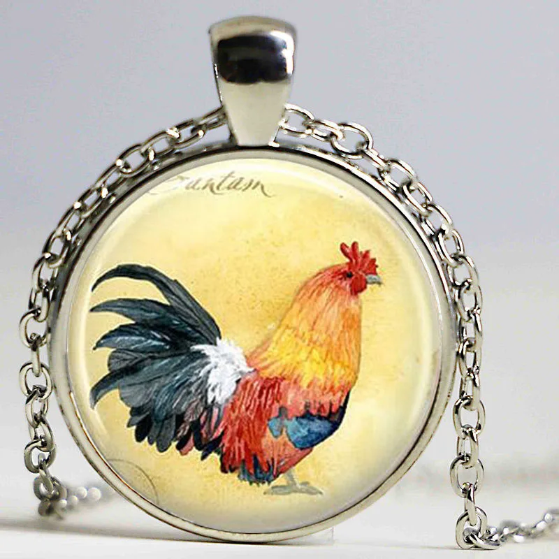 Модные украшения петух Кулон ожерелье сельскохозяйственных животных колье