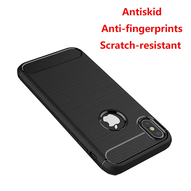 Чехол для Apple iPhone 7 8 Plus X 6 6S 5S SE Мягкие TPU силиконовая антидетонационных охлаждения