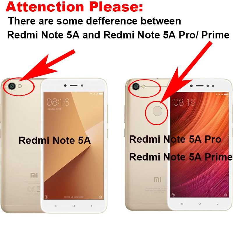 Флип-чехол для Xiaomi Redmi Note 5A чехол Note5A из искусственной кожи 3 ГБ 32 | Мобильные