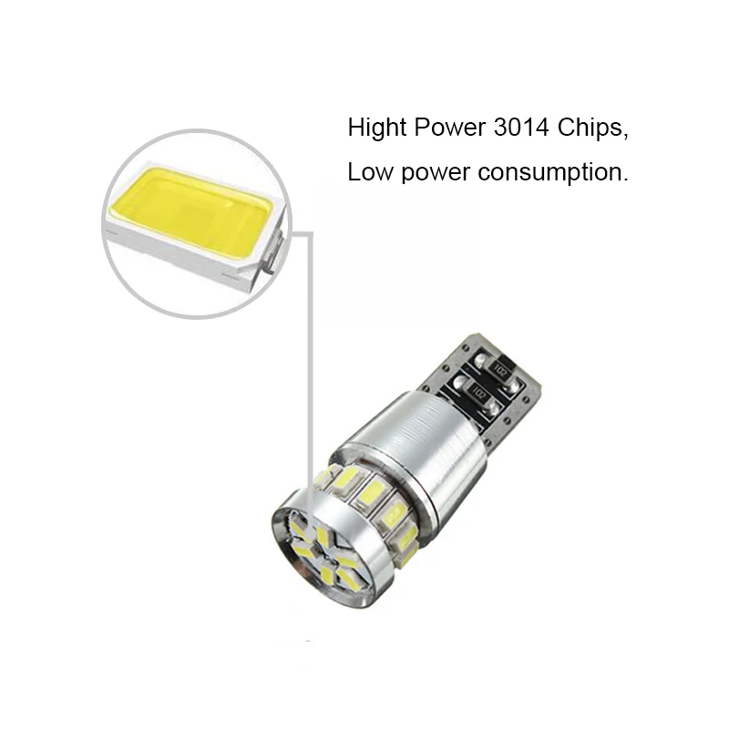 2x T10 3014 SMD 18 светодиодный W5W сигнализирующий фонарь просвет светильник для Hyundai