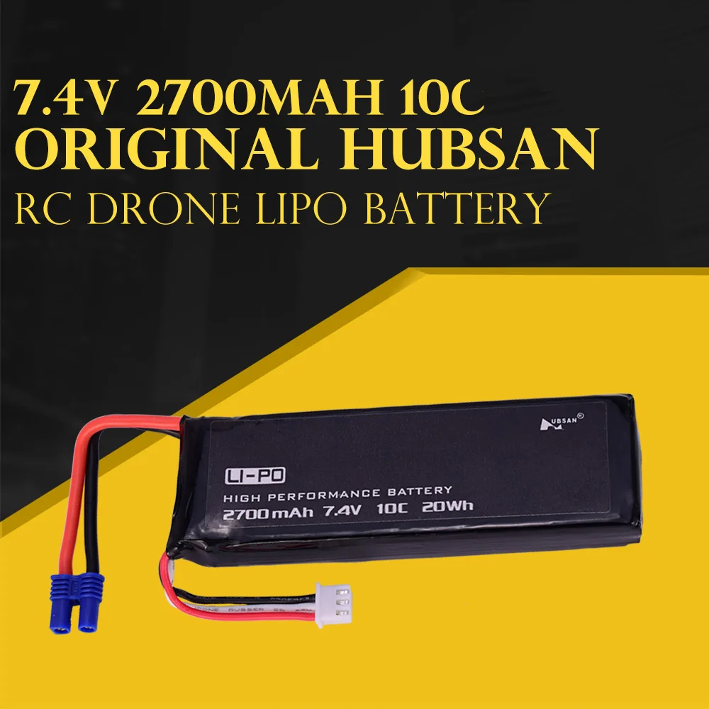 Hubsan RC Дрон Lipo Battery 7 4 V 2700mAh 10C H501S 14 для H501C Pro Quadcopter запасные части|Детали и