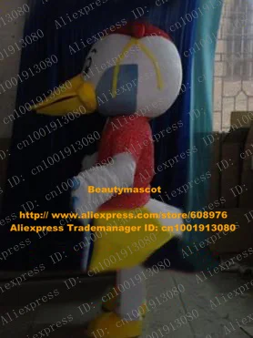 Humourously белый утенка дикие утки кряквы Wigeon Widgeon костюм талисмана персонажа из
