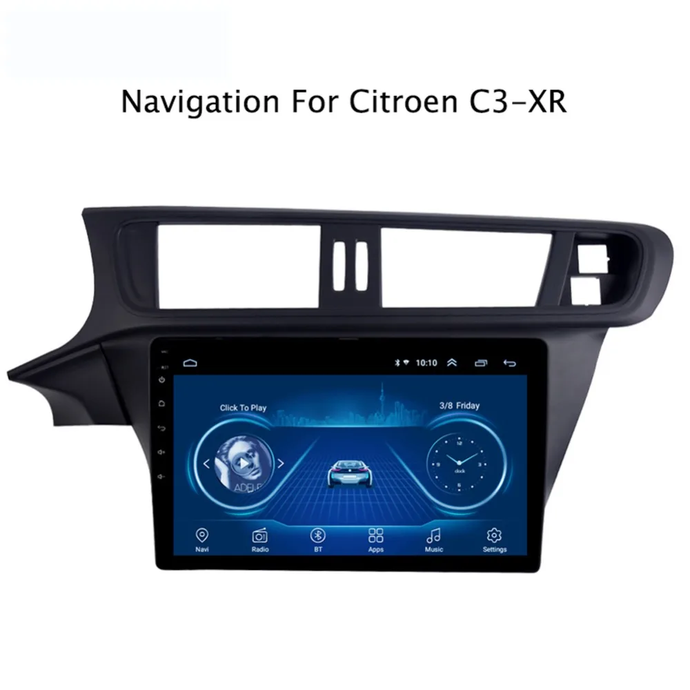 Супер тонкий сенсорный экран Android 8,1 радио gps навигация для Citroen C3-XR C3 головное устройство планшеты стерео Мультимедиа Bluetooth