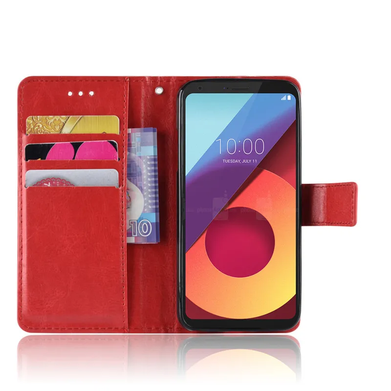 Для LG Q6 чехол LG Q6 плюс X600 чехол силиконовый чехол-бумажник чехол для телефона из искусственной кожи для LG Q6 Альфа Q6A M700 LGQ6 Q 6 Чехол с откидной крышкой