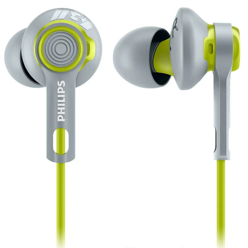 Спортивные Наушники Philips SHQ1300 с разъемом L типа 3 5 мм шумоподавляющие наушники