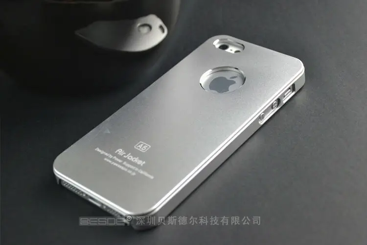 10 шт./лот алюминиевый воздуха куртка A4 чехол для iPhone 4S ультратонкий красочные