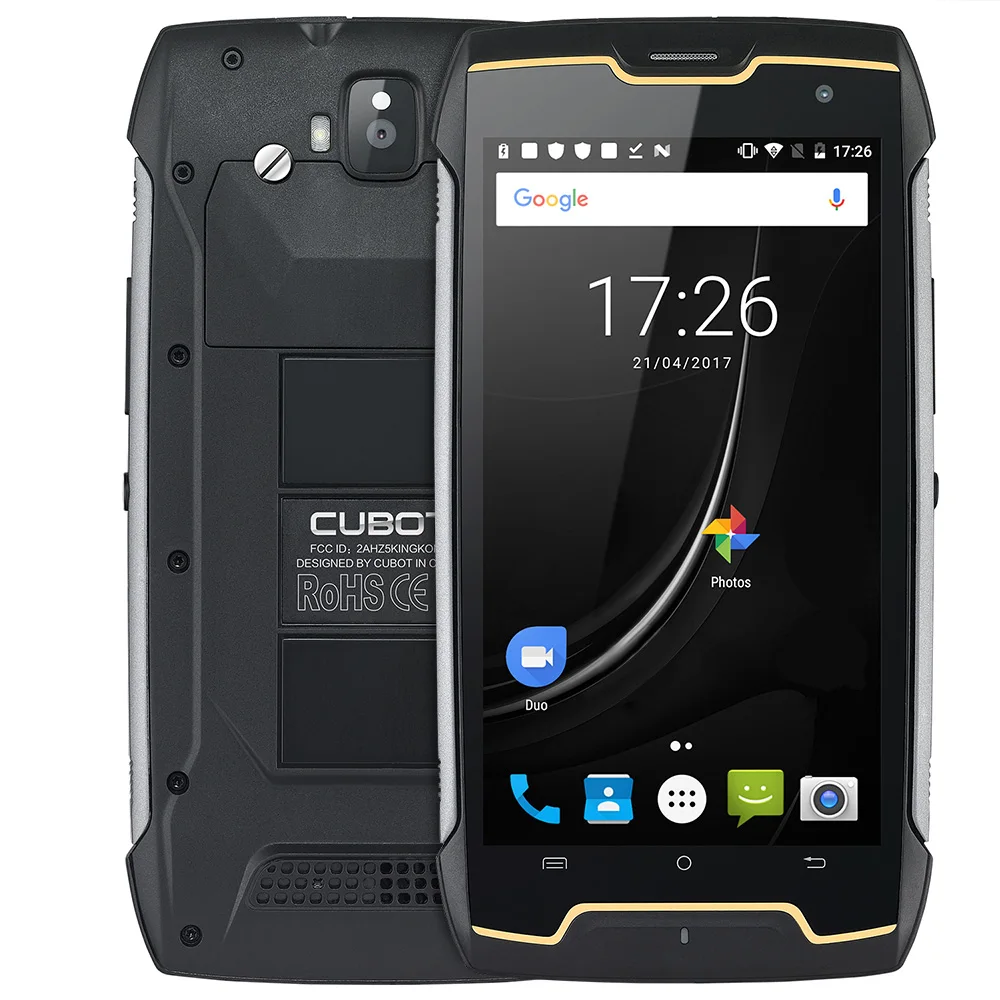 CUBOT Kingkong 3G Smartphone Android7.0 IP67Waterproof 5.0inch MTK6580 Quad Core1.3GHz 2GB RAM 16GB ROM 4400mAh Battery | Мобильные