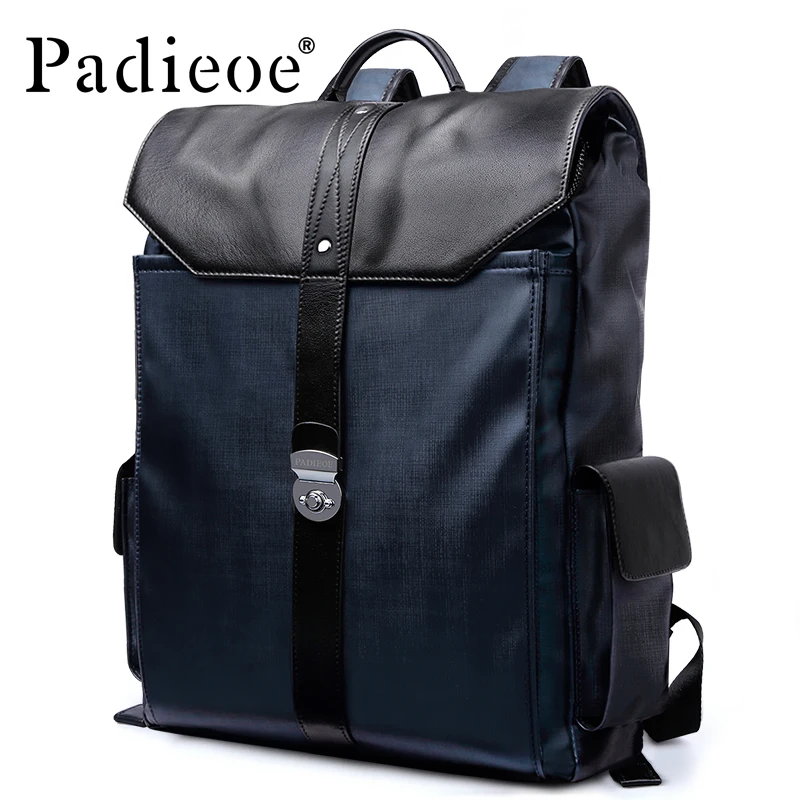 Padieoe Мужской Рюкзак bookbag мужская сумка холщовая Роскошная школьная задняя