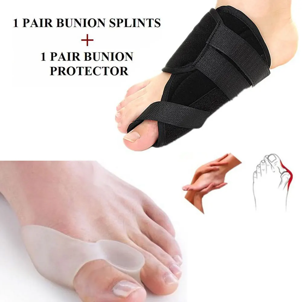 Hallux Valgus ортопедический комплект мягкая корректирующая шина для большого пальца
