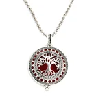 MODKISR Дерево жизни 30 мм Высокое качество Магнитная ароматерапия ювелирные изделия с диффузором медальон кулон эфирное масло ожерелье с ароматом