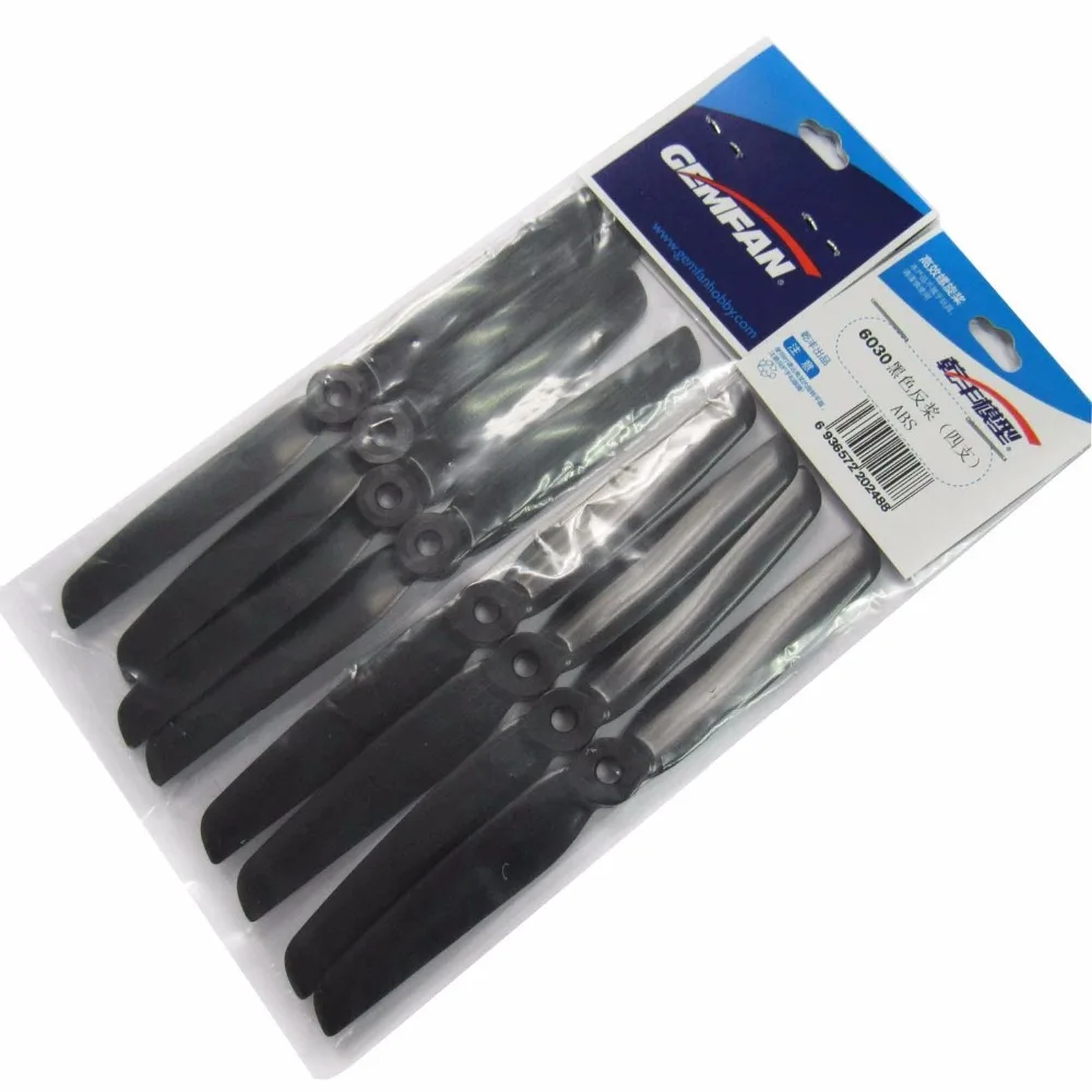 Пропеллеры GemFan 6030 ABS CW CCW 4 пары пропеллеры для мини квадрокоптера FPC QAV250 ZMR250|props