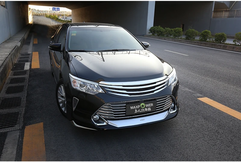 Для Toyota Camry 2015 2016 внешние хромированная решетка из АБС-пластика изменить передней