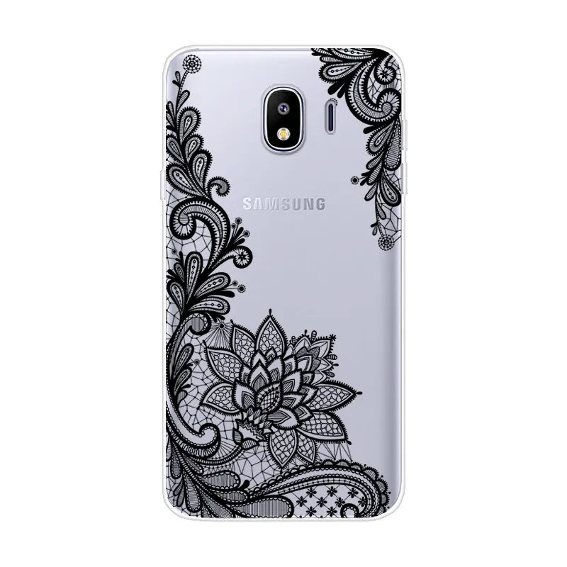 Мягкий чехол с рисунком для Samsung J2 Core силиконовый задней панели телефона Galaxy J 2 SM