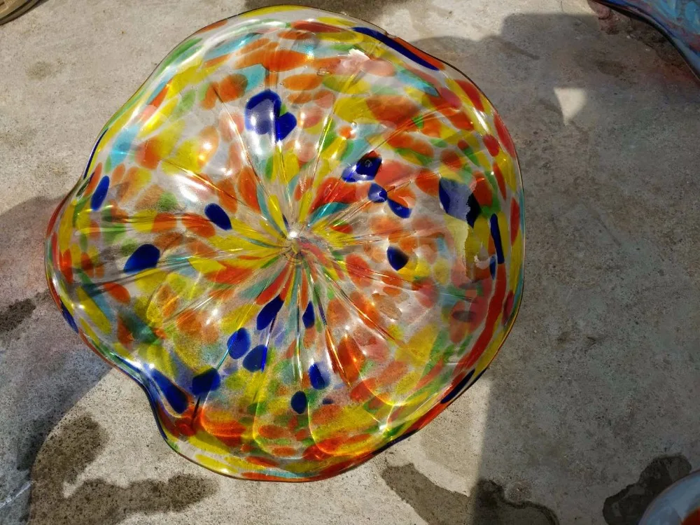 

100% Hand Blown Murano Glass Wall Plates for Wedding Wall Decoration