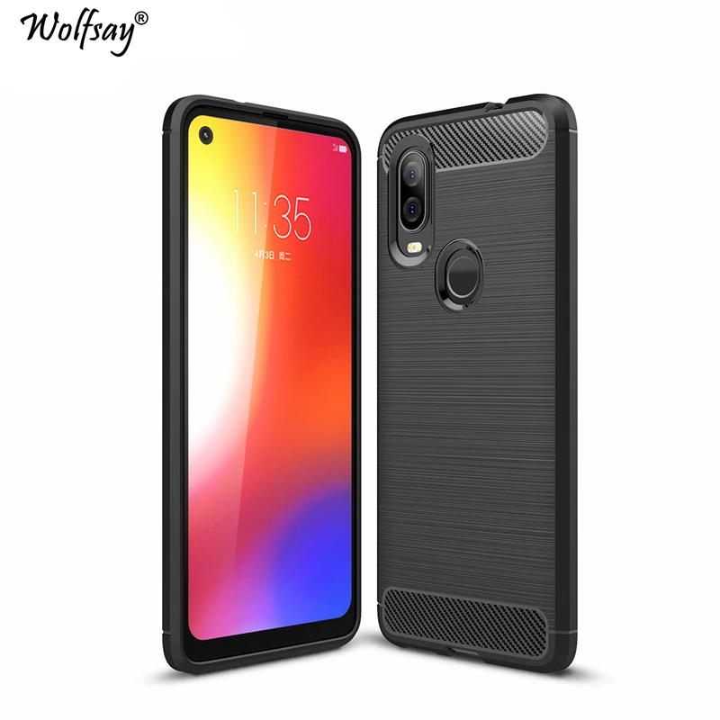 

Wolfsay Anti-knock Case For Motorola Moto One Vision Case Moto P40 Soft TPU Brushed Case For Moto One Vision Phone Fundas Coque