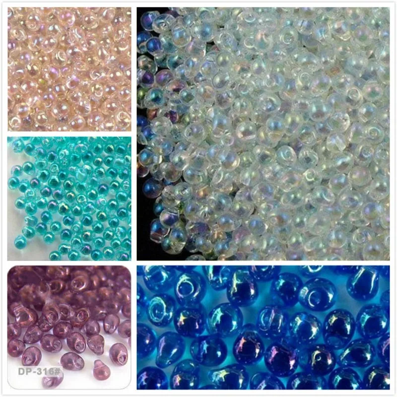 Taidian Drop Fringe Seedbeads для самостоятельного изготовления ювелирных изделий Прозрачный