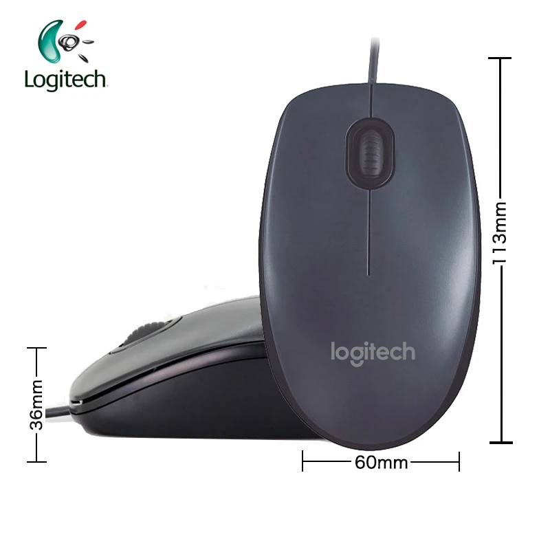 Logitech M90 Проводная игровая клавиатура Мышь с 1000 Точек на дюйм USB Интерфейс для Windows