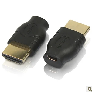 

(100pcs/lot) HDMI Male to Female Micro HDMI socket adapter converter connector