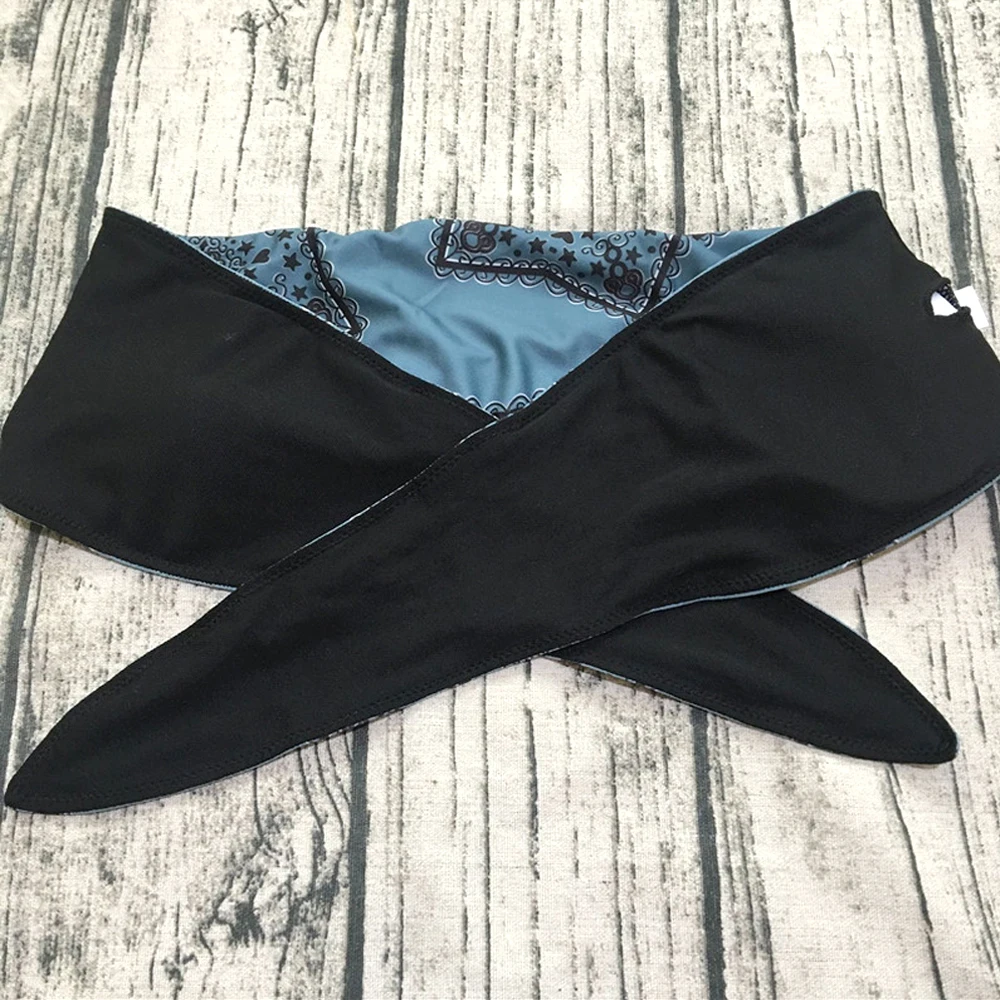 Sexy Bandeau Swimsuit Women Knots on the Chest Bikini Set for Girl Swimming Suit 2018 Print Bathing Separate New Swimwear |