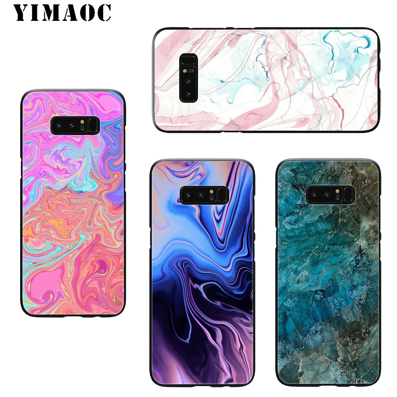 Мягкий силиконовый чехол YIMAOC для Samsung Galaxy S10 Plus S9 S8 S6 S7 Edge S10e E|Бамперы| |