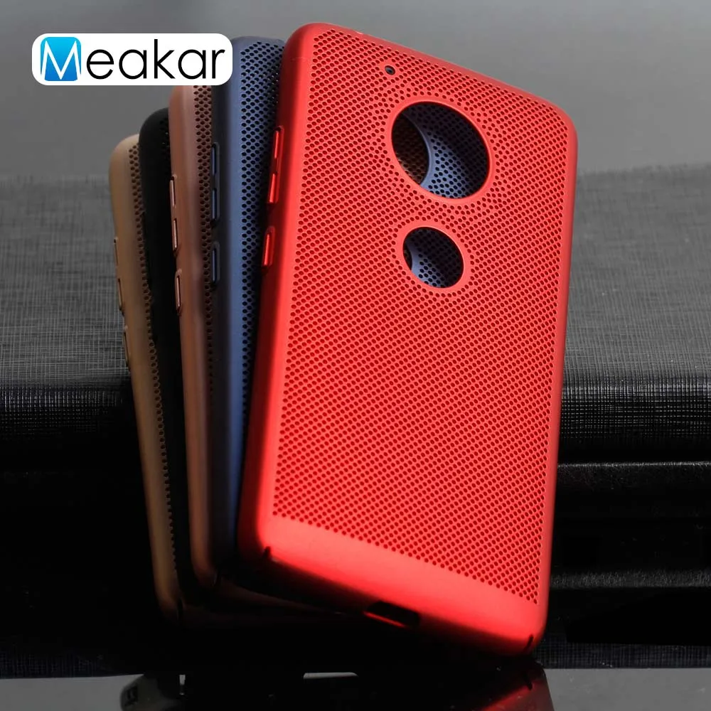 Mesh heat dissipation 5.0For Moto G5 Case For Motorola Cell Phone Back Cover |