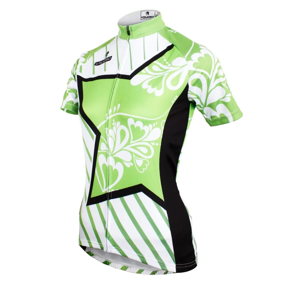 2018 Women's Short Sleeve Girls Cycling Jersey Top Quality Quick-Dry Summer Star Bike Clothing Ropa Maillot Ciclismo Yellow586 | Спорт и