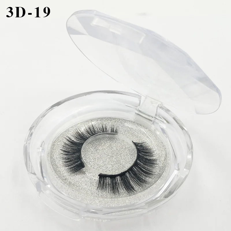 3D-19 Удивительные 3D Искусственные норковые ресницы 10-20 мм натуральные Поддельные ресницы 38 стилей Многоразовые Накладные ресницы Макияж норки 3D наращивание ресниц - Цвет: 3D-19