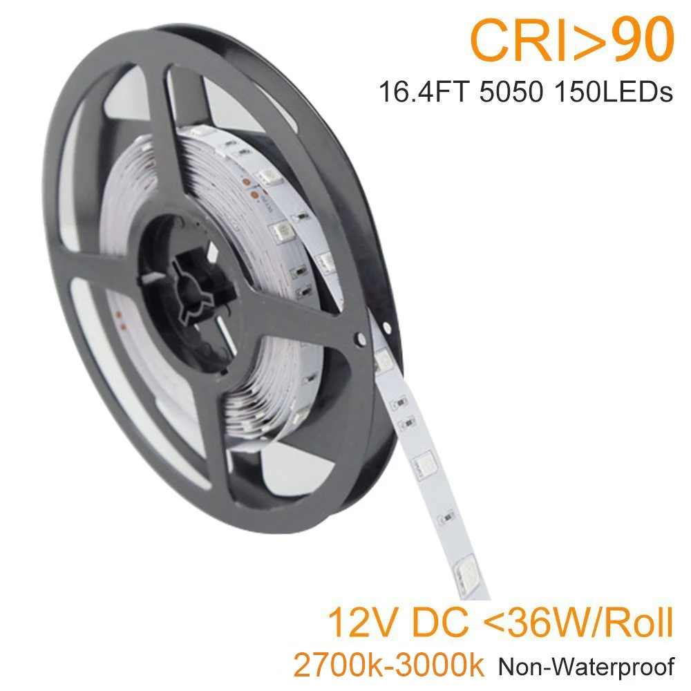 Светодиодные ленты 5050 DC12V 30 светодиодный s/m 5 м/компл. высокое Цвет индекс