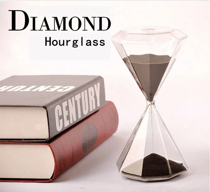 Горячие Продажи 5 Мин. ромб саат песочные часы reloj Время Counter Count Down Таймер душ