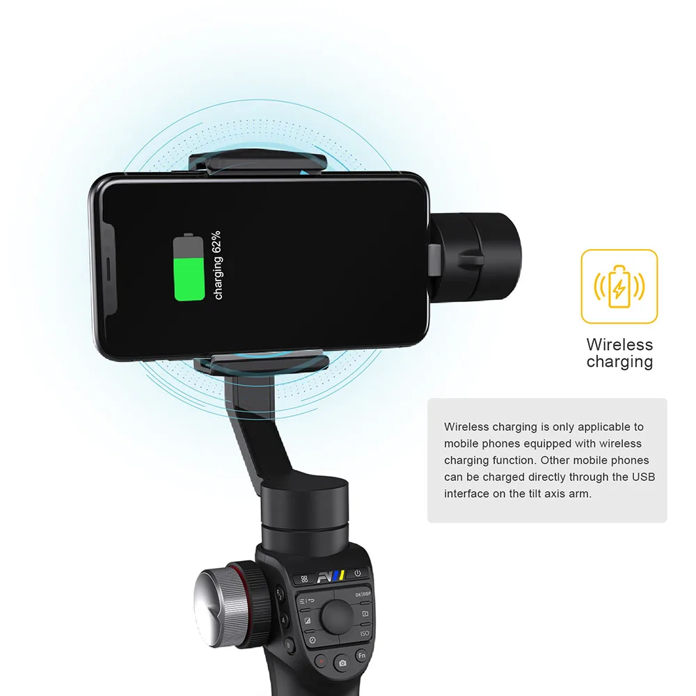 Cadiso Freevision Vilta m Pro 3 осевой ручной карданный смартфон видео стабилизатор с