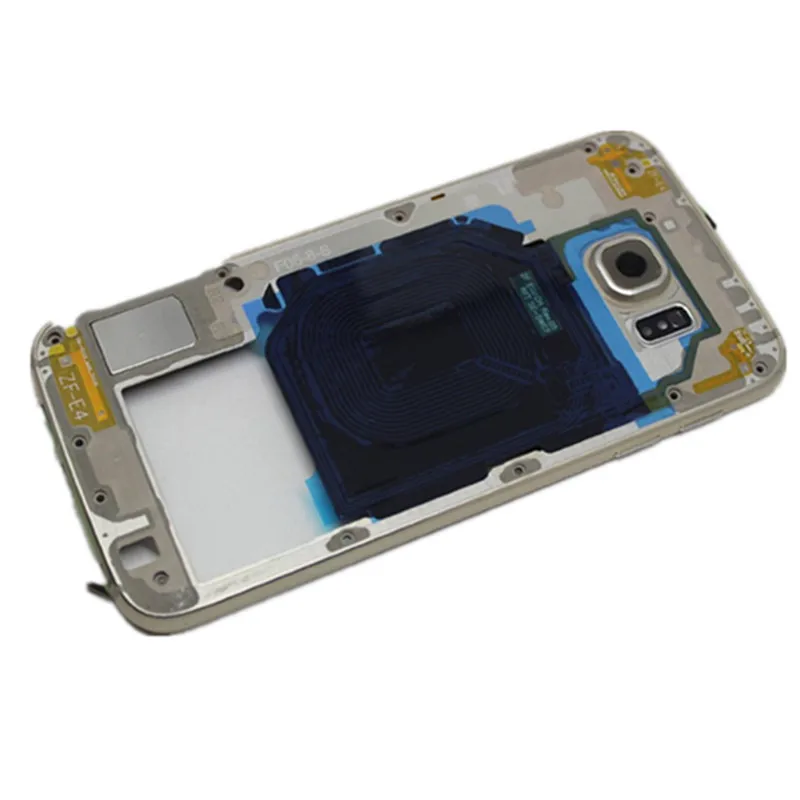 50 шт./лот флейта средней рамки рамка ободок корпус для Samsung Galaxy S6 3 вида цветов