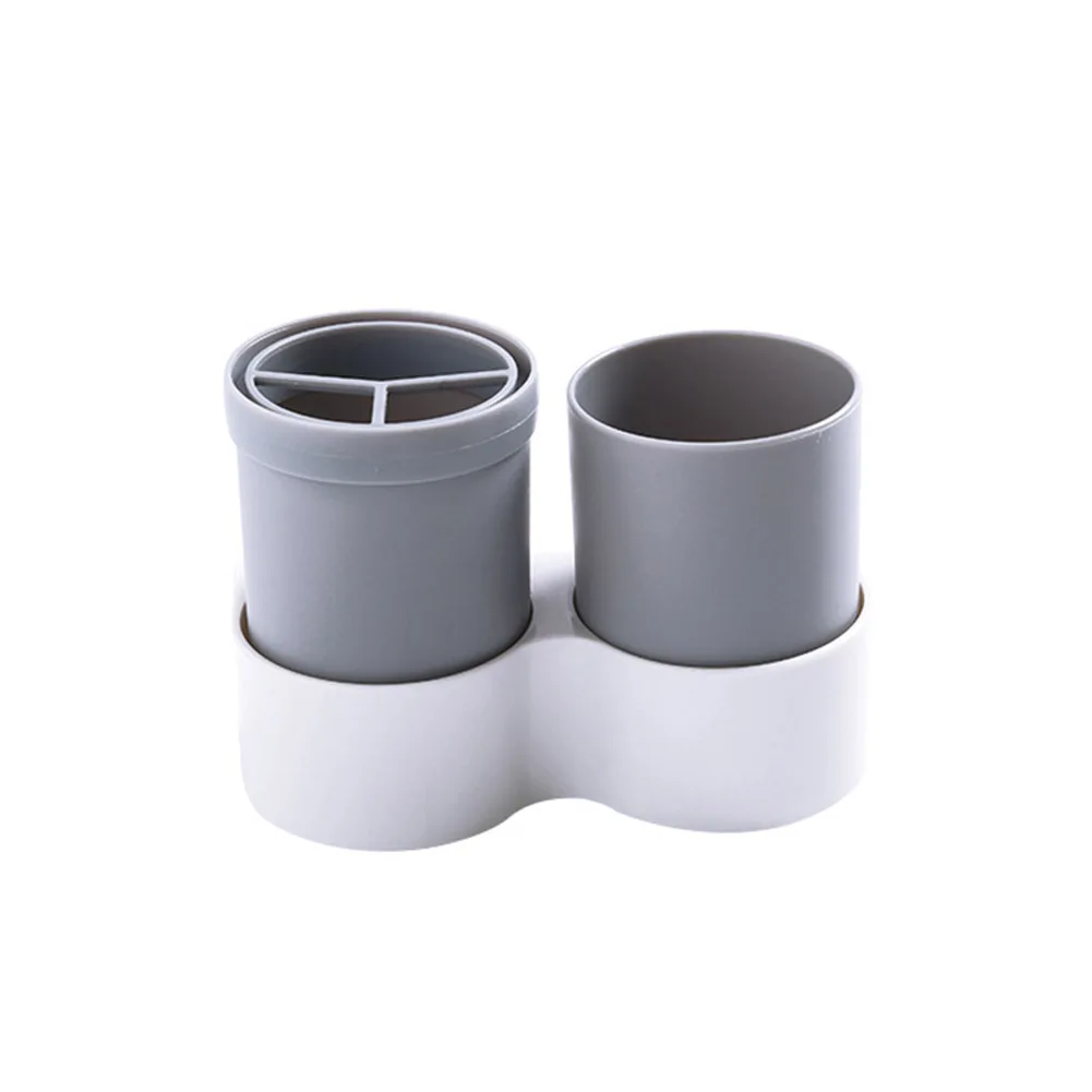 

1 Pcs Toothbrush Holder Travel Cup Storage Shelf Organizers Wall Hanging for Bathroom XH8Z AP08