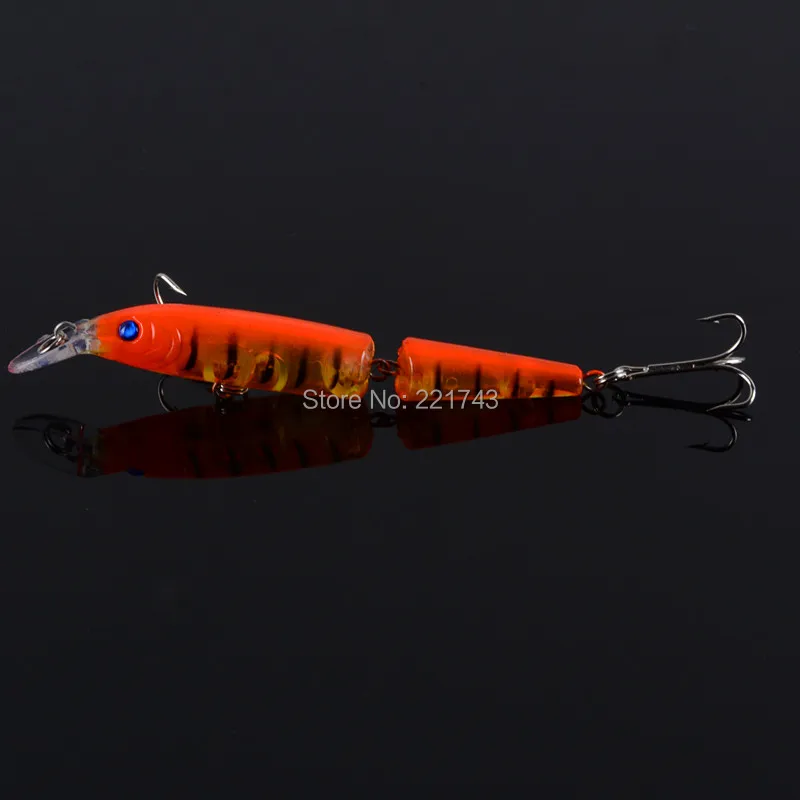 Новое поступление двухсекционные приманки в форме гольяна 10 5 см/9 6 г кренкбейты